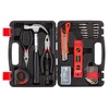 Fleming Supply Tool Kit, 102 Heat-Treated Pieces with Carrying Case, Essential Steel Hand Tool and Basic Repair Set 912089IYL